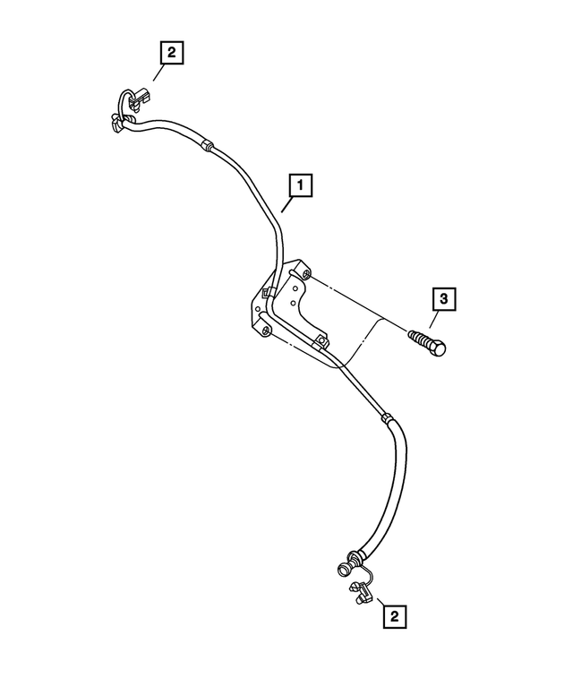 « 52102823AD – Fuel : Canalisation De Carburant Ensemble pour Mopar Image »