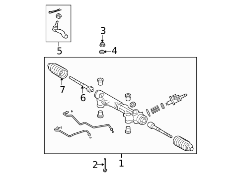 Steering Gear & Linkage for 2010 Toyota Tundra #0