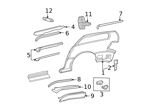 Sliding Door for 2002 Dodge Caravan #1