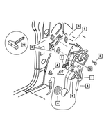 4683277AC - Parking Brake: Park Brake Lever for Mopar Image
