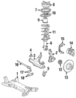 4449297 - Suspension: Suspension Cross-member for Dodge: Caravan, Grand Caravan, Mini Ram Image