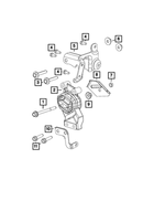 68158710AA - 3.6L Gas; Engine: Wiring Bracket for Ram: 1500, 1500 Classic Image