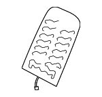 561963557 - Body: Seat Back Heater for Volkswagen: Passat Image