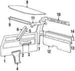 MB212804 - : Door Trim for Mitsubishi Image