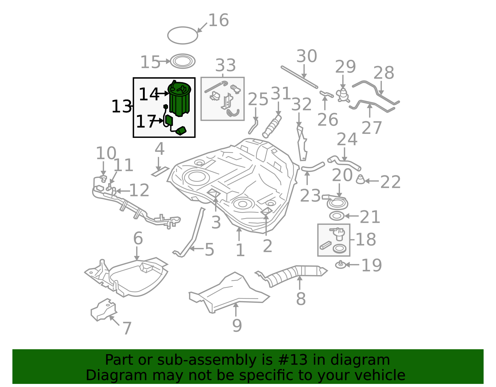 2005-2009 Subaru Fuel Pump And Sender Assembly 42021AG04B | Subaru