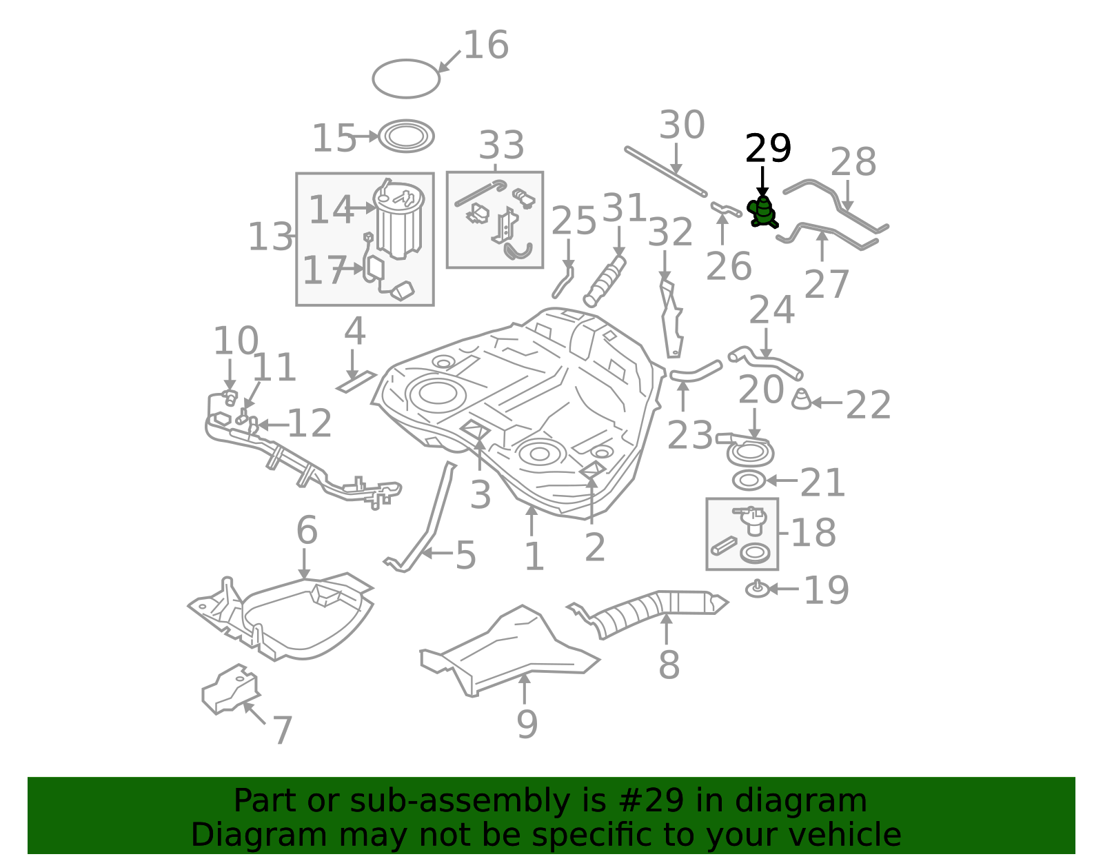 2005-2007 Subaru Pressure Valve 42084AG09A | Subaru Online Parts