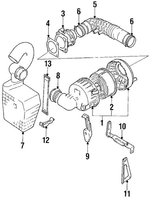 Air Inlet for 1992 Suzuki Swift #0