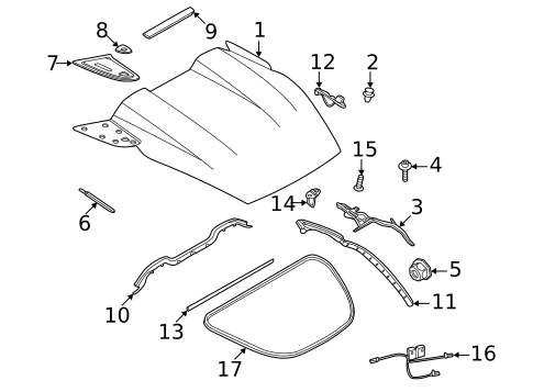 Lid & Components for 2023 Porsche 718 Spyder #0