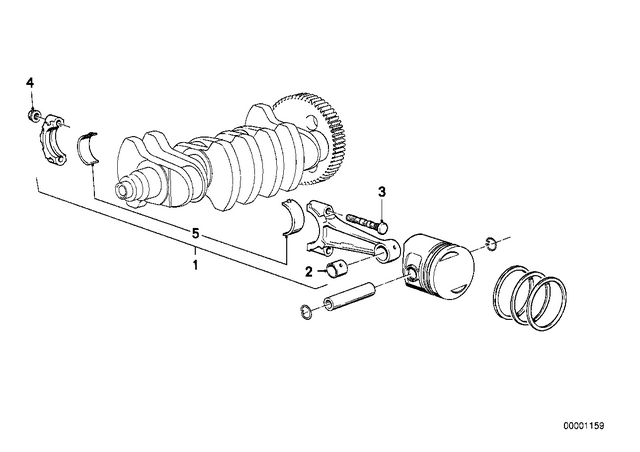 11241460345 - : Nut for BMW-Motorrad Image