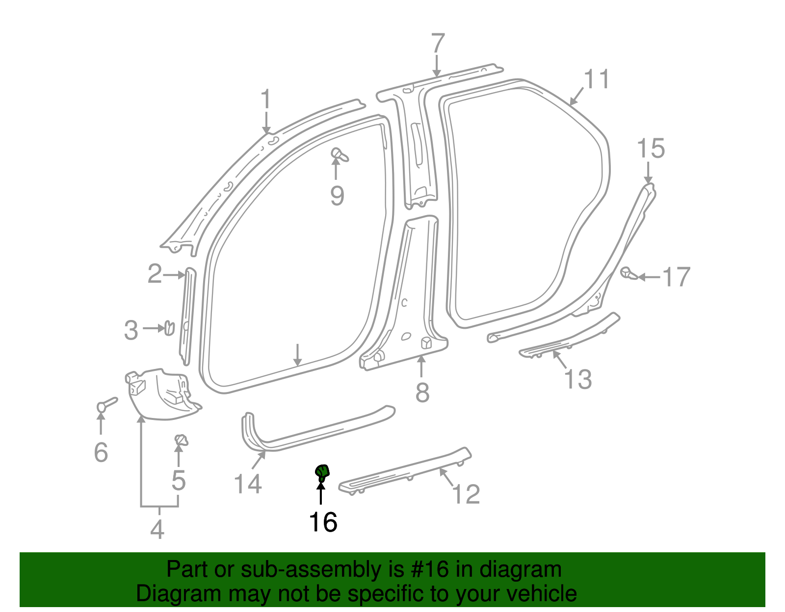 V6/Film V6 act Ⅲ-CLIPS and more- Wiring Harness Clamp #82711AA010 | Autoparts.toyota.com