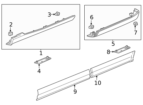 Exterior Trim - Pillars for 2026 Cadillac ESCALADE IQ #0