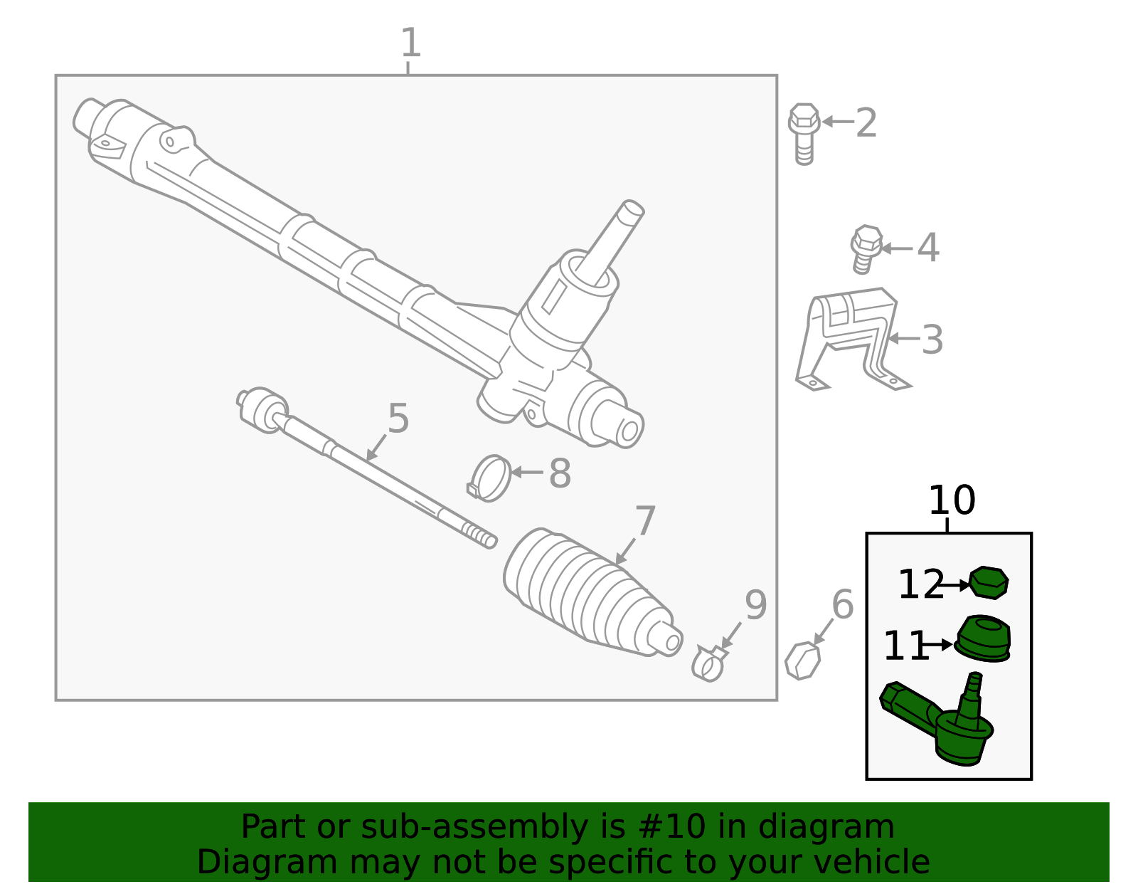 48564W000P - Outer Tie Rod 2003-2025 Mitsubishi | Official
