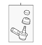 48564W000P - : Outer Tie Rod for Mitsubishi: Lancer, Outlander, Outlander PHEV, Outlander Sport Image