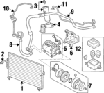 MR201377 - : Dehydrator Bracket for Mitsubishi: Mirage Image