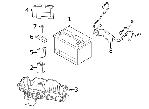 Battery for 2018 Jeep Wrangler #0