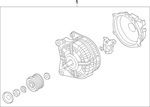 Alternator for 2023 Audi Q3 #1
