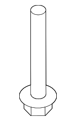 11298CA015 - Body: Engine Cradle Bolt for Nissan Image