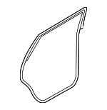 8R0839912L - Body: Door Weather-strip for Audi: Q5, SQ5 Image