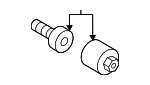 4F0698139B801 - Suspension: Wheel Bolt for Audi Image