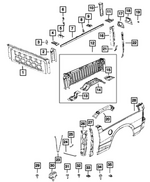 68027843AA - Body Sheet Metal Except Doors: Front Box Panel, Left for Dodge: Ram 1500 | Ram: 1500, 1500 Classic, 2500, 3500 Image