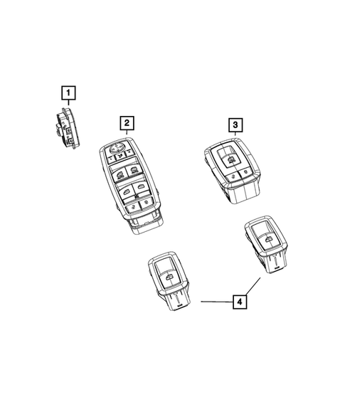 Switches for 2020 Ram 1500 #5