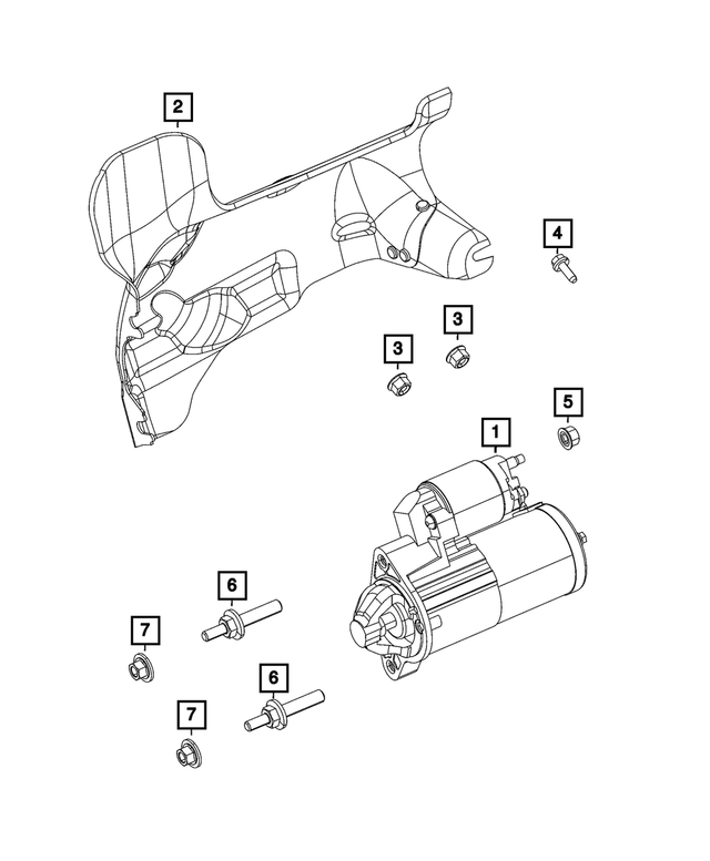 5035536AA - Electrical: Heat Shield for Mopar Image