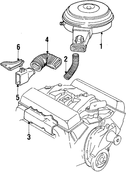 Air Intake for 1987 GMC Caballero #0