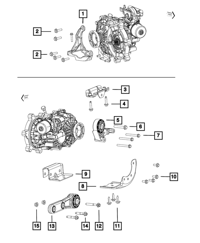 6101999 - Single Speed Transmission: Hex Head Screw And Washer for Mopar Image