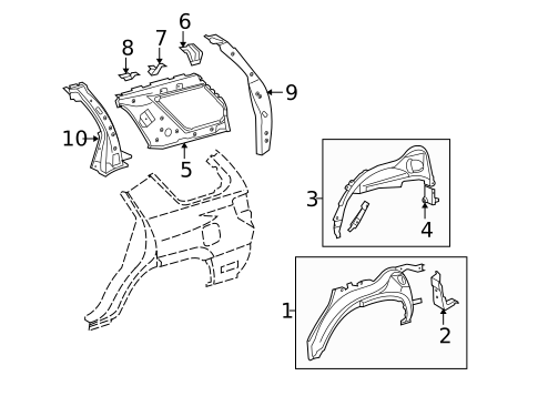 Inner Structure for 2024 Toyota 4Runner #0