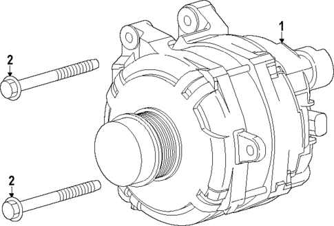 Alternator for 2025 GMC Canyon #1