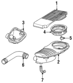 5277862 - Engine: Cover for Chrysler: Laser, LeBaron, New Yorker, Town &amp; Country | Dodge: 600, Aries, Charger, Daytona, Dynasty, Lancer, Shadow, Spirit Image