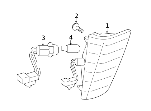 Bulbs - Chassis for 2013 Lexus LX570 #2