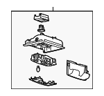 8G1Z54519A70AB - Body: Overhead Console for Ford: Taurus, Taurus X | Mercury: Sable Image