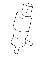 67126934160 - Body: Washer Pump for BMW: 528i, 528i xDrive, 535d, 535d xDrive, 535i, 535i GT, 535i GT xDrive, 535i xDrive, 550i, 550i GT, 550i GT xDrive, 550i xDrive, 640i, 640i Gran Coupe, 640i xDrive, 640i xDrive Gran Coupe, 640i xDrive Gran Turismo, 650i, 650i Gran Coupe, 650i xDrive, 650i xDrive Gran Coupe, 740i, 740Ld xDrive, 740Li, 740Li xDrive, 750i, 750i xDrive, 750Li, 750Li xDrive, 760Li, ActiveHybrid 5, ActiveHybrid 7, Alpina B6 xDrive Gran Coupe, Alpina B7, Alpina B7 xDrive, Alpina B7L, Alpina B7L xDrive, M5, M6, M6 Gran Coupe, X3, X4, X5, X6, Z4 Image