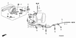 47560TM8A02 - : Wire B, L Parking Brake for Honda Image