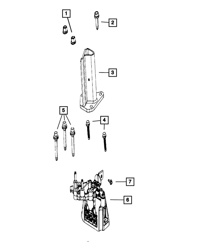 6510300AA - 3.6L; Engine: Hex Head Screw And Washer for Mopar Image image