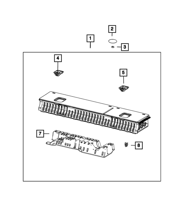 6UL75ZDMAA - Interior Trim: Storage Bin for Mopar Image