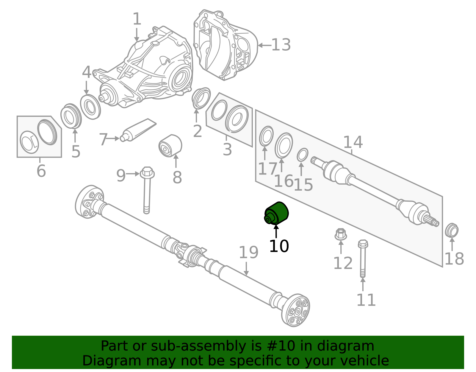 33-31-6-797-238 - High-Quality Rear Mount for 2012-2016 BMW ...