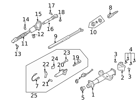 Lower Components for 2004 Chevrolet Avalanche 2500 #0