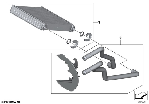 Heater Radiator for 2024 Mini Countryman SE ALL4 #0