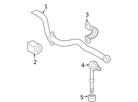 Stabilizer Bar & Components for 2008 Toyota RAV4 #2