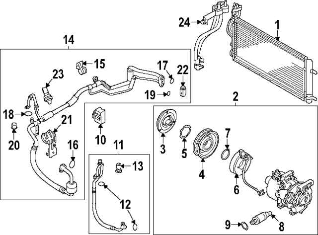 97641J9500 - : Clutch Coil for Kia Image