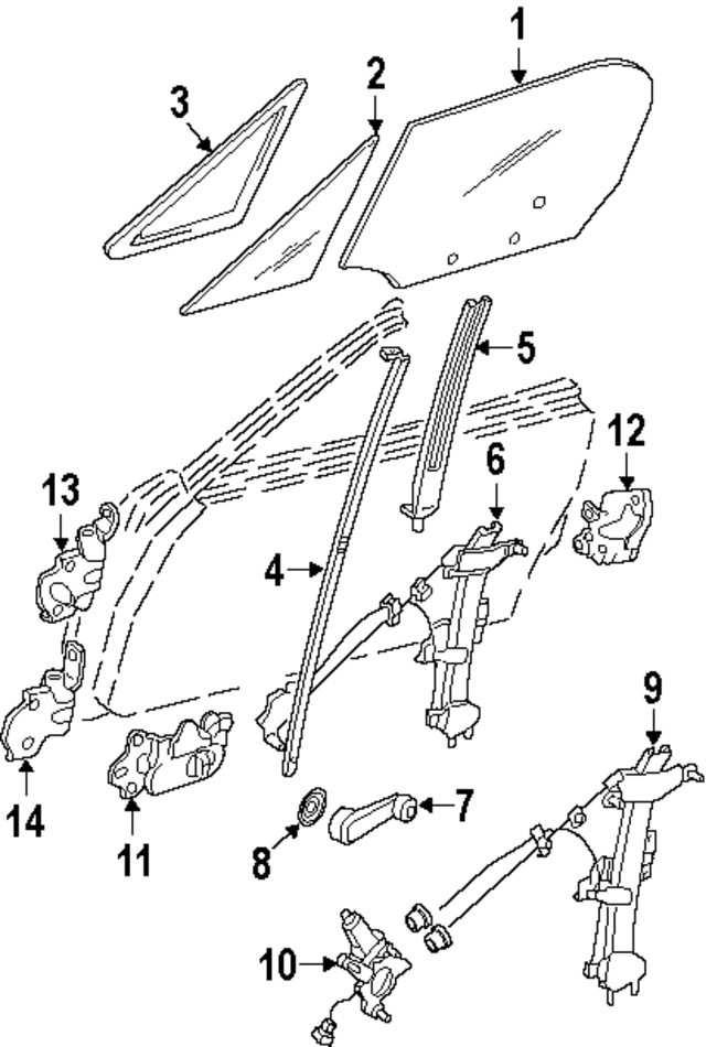 NA025958X - : Window Motor for Mazda Image