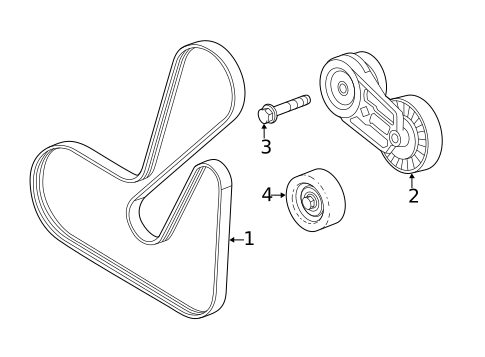 Belts & Pulleys for 2011 Saab 9-5 #0