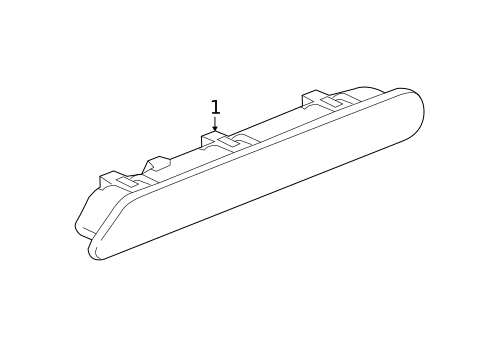High Mounted Stop Lamp for 2018 Chevrolet Spark #0