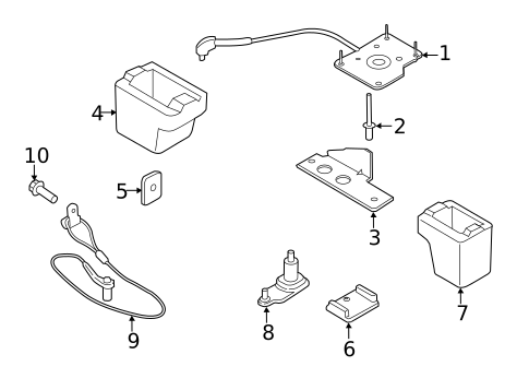 Spare Tire Carrier for 2019 Ford Transit-150 #1