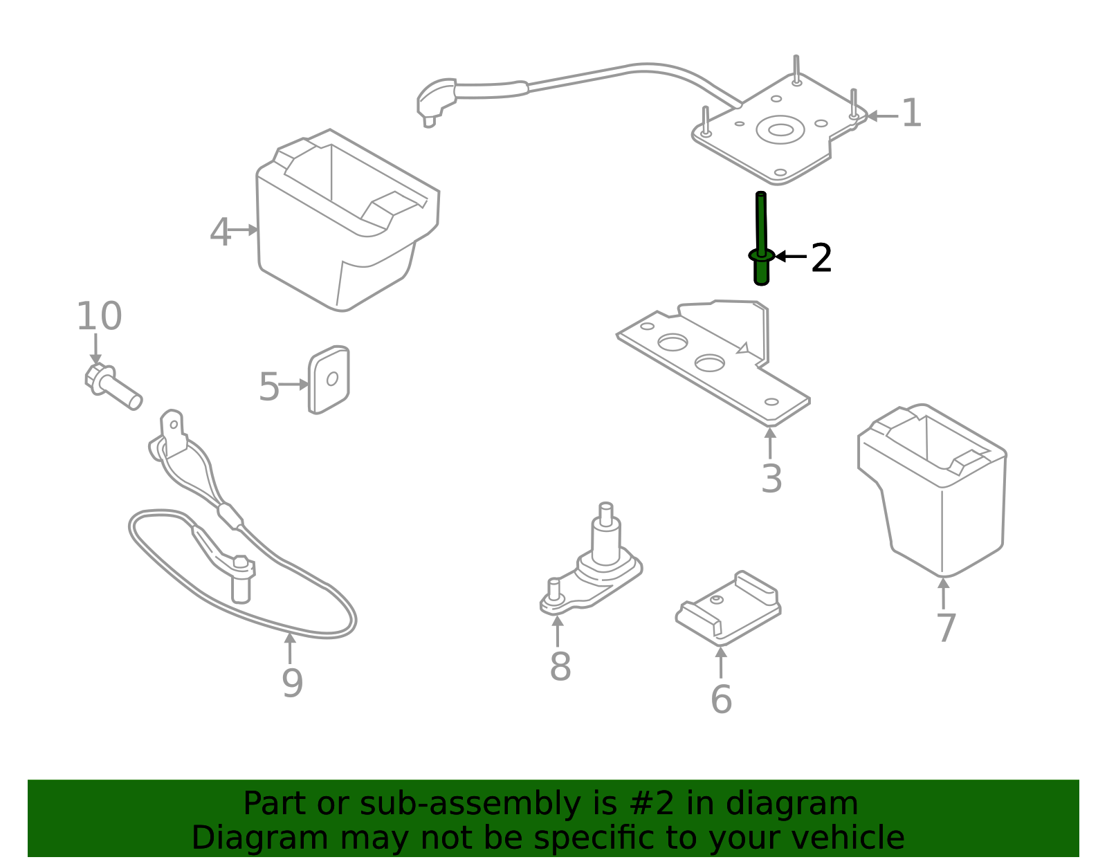 2022-2025 Ford Spare Carrier Rivet w722159s300 | TascaParts.com