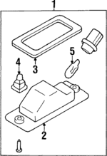MB912956 - : License Lamp for Mitsubishi Image