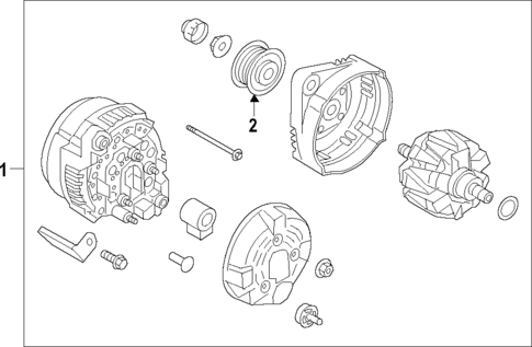 Alternator for 2020 Kia Sportage #1