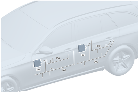 Door Wiring Harness and Door Control Unit for 1984 Mercedes-Benz 300CD #0
